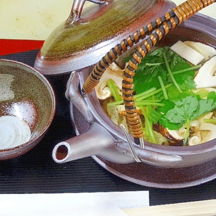 電子レンジで☆ なんちゃて「松茸土瓶蒸し」